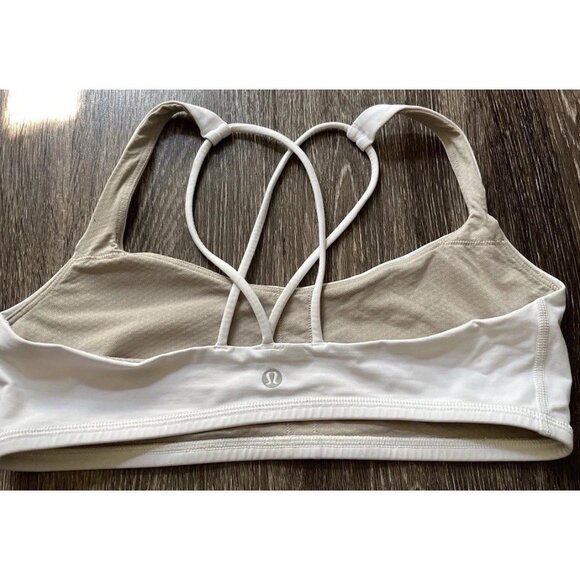 Lululemon Align Tank Top Cropped White Size 10 Yoga Gym Workout Activewer - Picture 6 of 12